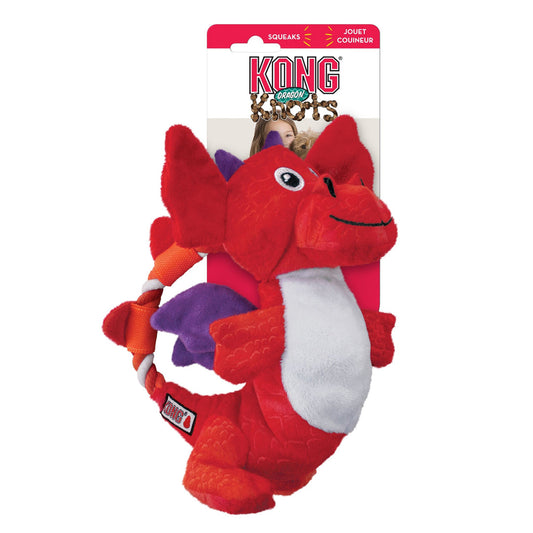 KONG Dragon Knots Dog Toy Assorted 1ea/MD/LG