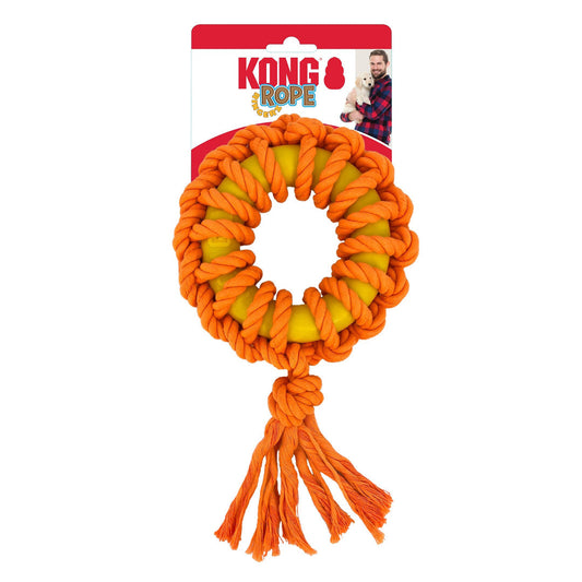 KONG Rope Ringerz Dog Toy Assorted 1ea/MD