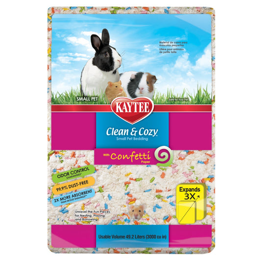 Kaytee Clean Cozy Confetti Bedding 1ea-49,2 l