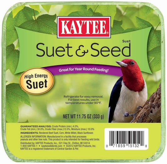 Kaytee Suet and Seed High Energy Mini Suet 11,75 Ounces