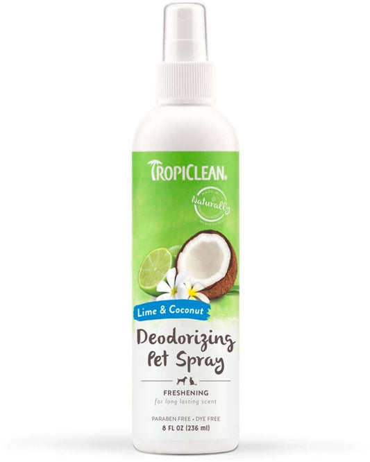 TropiClean Lime & Coconut Deodorizing Pet Spray for Dogs 1ea/8 fl oz