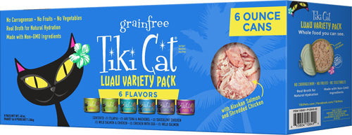 Tiki Pets Cat Luau 6oz. Variety Pack (Case Of 8)