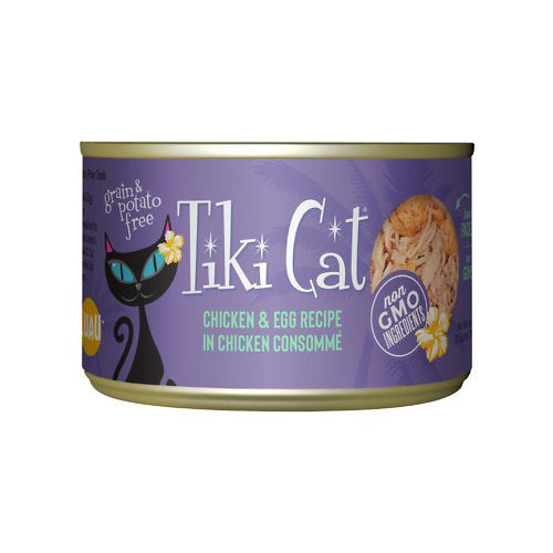 Tiki Pets Cat Koolina Luau Chicken and Eggs 6Oz (Case Of 8)