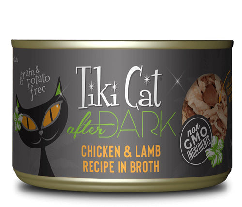 Tiki Pets Cat After Dark Chicken and Lamb 5.5oz (Case Of 8)