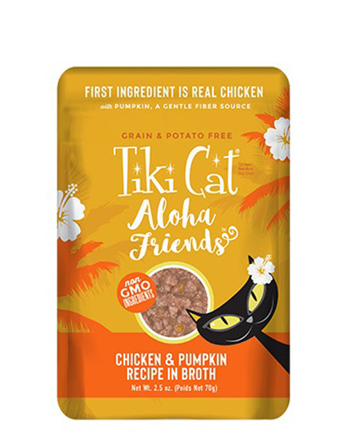 Tiki Pets Cat Aloha Chicken and Pumpkin 2.5oz (Case Of 12)