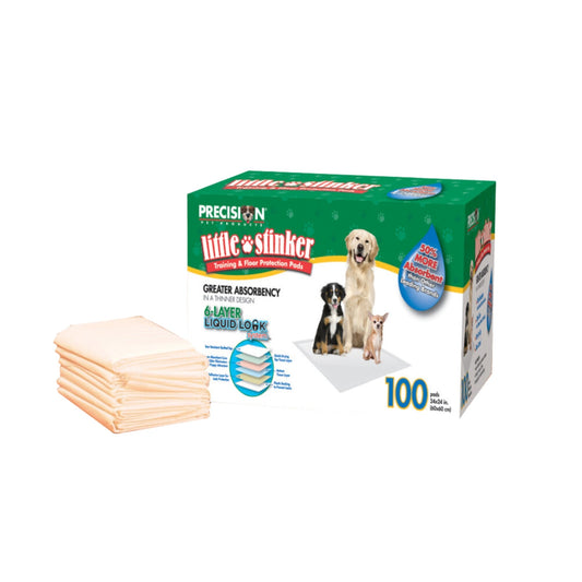 Precision Pet Products Little Stinker House Breaking Pads White 1ea/100 pk