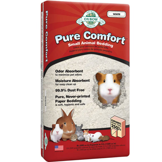 Oxbow Small Animal Pure Comfort Bedding White 21 Liter