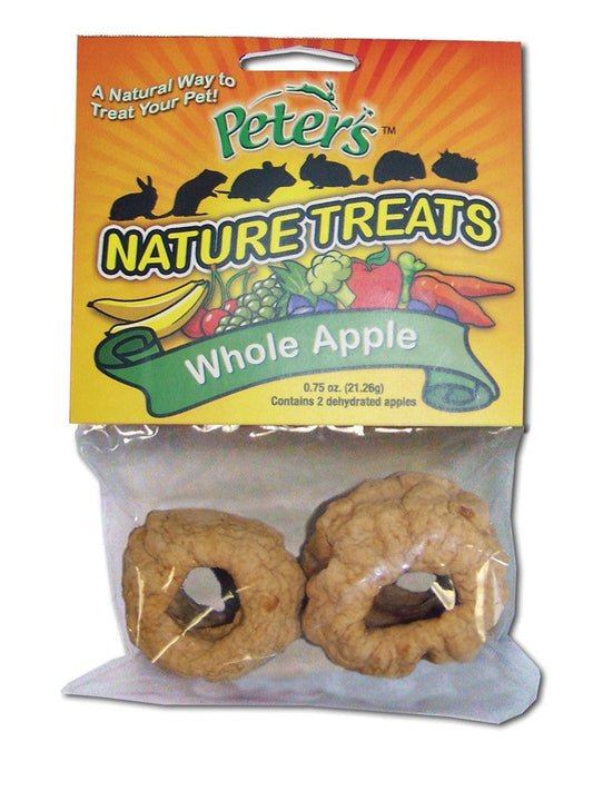 Marshall Pet Products Peters Whole Apple Nature Treats For Small Animals 0,75 Oz 2 Pack