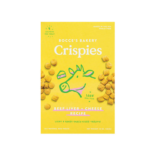 Bocces Dog Crispies Beef Liver And Cheese 10oz,